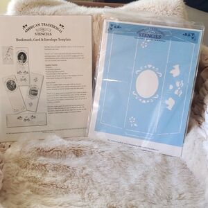 New, 2 Template Packets, Bookmark, Card Envelope